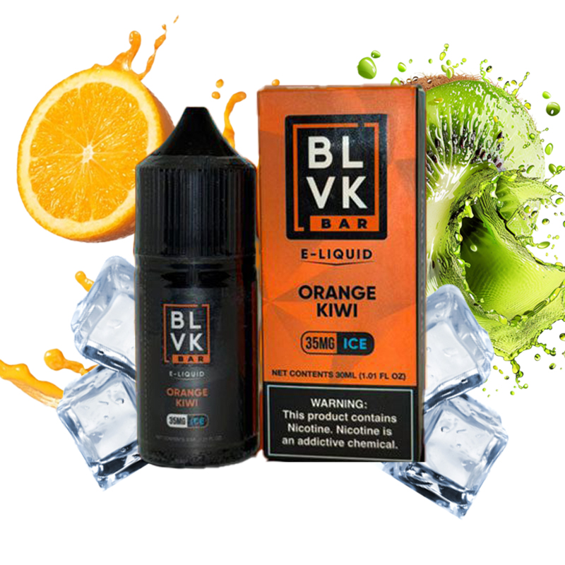 سالت نیکوتین بی ال وی کی پرتقال کیوی BLVK Orange Kiwi Salt Nic