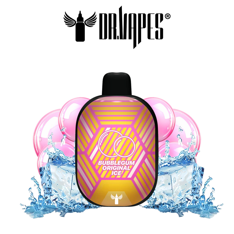 پاد 5500 پاف دکتر ویپ آدامس یخ Dr.Vape Bubblegum Ice 2%