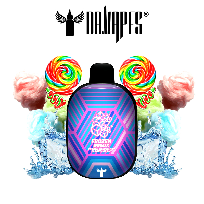 پاد 5500 پاف دکتر ویپ آبنبات یخ Dr.Vape Frozen Remix Ice 2%